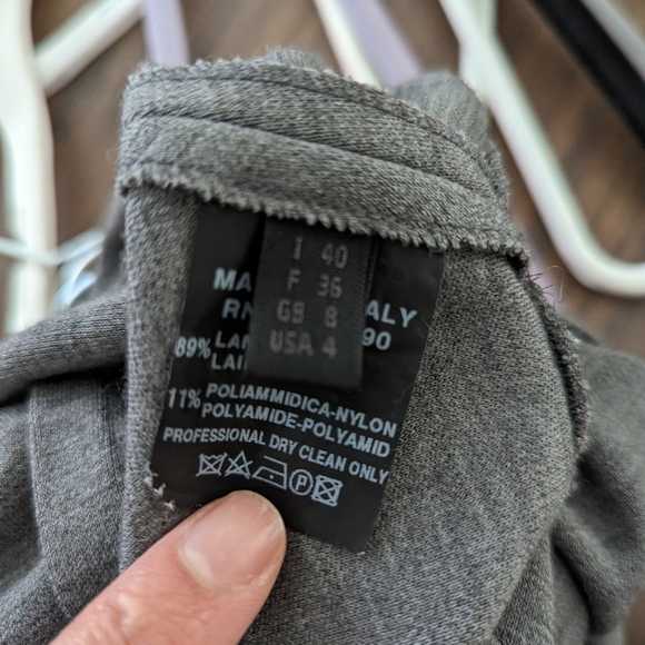 Derek Lam Gray Cowl Neck Dress - Picture 4 of 7